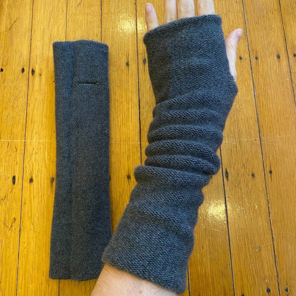 cashmere fingerless gloves